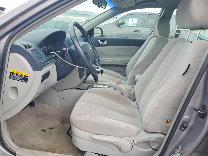 2007 Hyundai Sonata VIN 5NPEU46F47H157864 COPART salvage auction — FRONT END, Pa - Certificate Of Salvage, sold $900 on 2026-07-31 (photo 7)