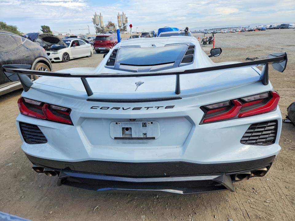 2022 Chevrolet Corvette VIN 1G1YC2D41N5107600 COPART salvage auction — FRONT END, Ca - Salvage Certificate, sold $37,500 on 2026-09-08 (photo 6)