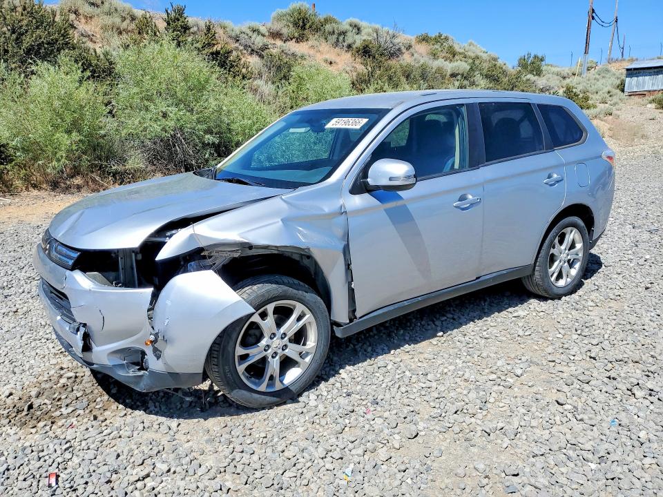 2014 Mitsubishi Outlander VIN JA4AZ3A37EZ015662 COPART salvage auction — SIDE, Salvage Title, sold $550 on 2026-07-16 (photo 1)