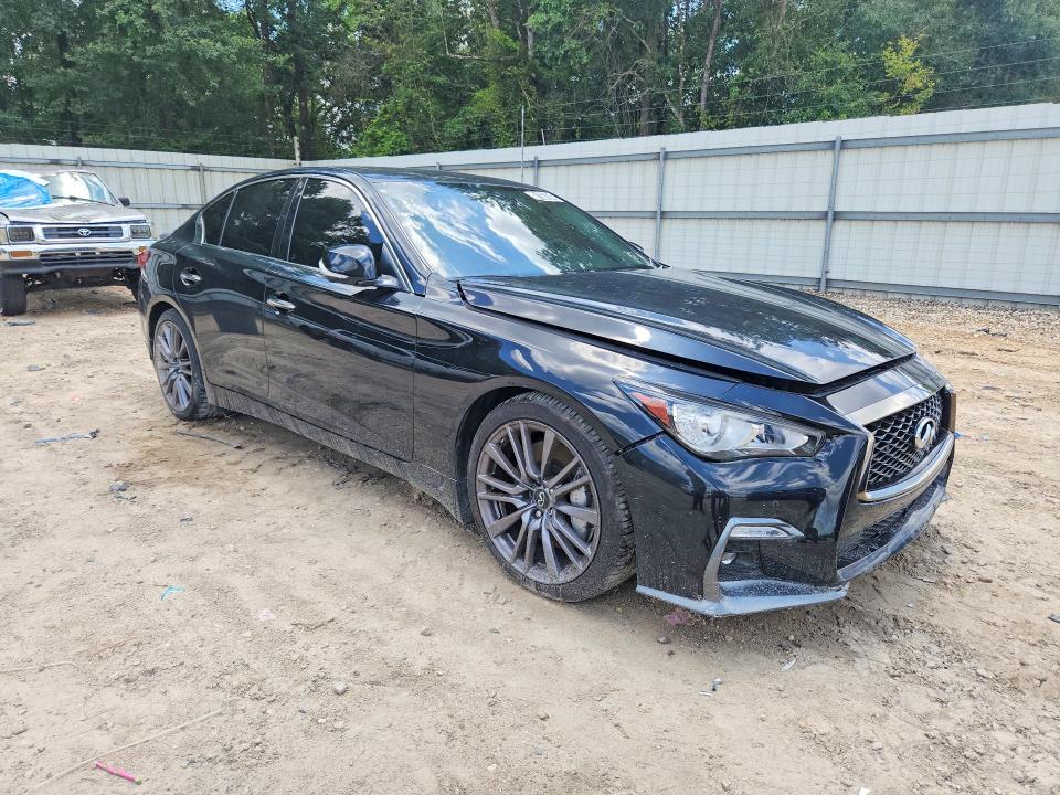2019 Infiniti Q50 VIN JN1EV7AP6KM515823 COPART salvage auction — FRONT END, FL - CERT OF TITLE-REBUILT, sold $1,150 on 2026-08-27 (photo 4)