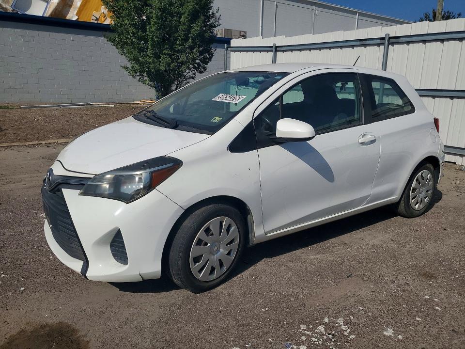 2015 Toyota Yaris VIN VNKJTUD3XFA021987 COPART salvage auction — REAR END, Va - Certificate Of Title, sold $1,250 on 2026-07-16 (photo 1)