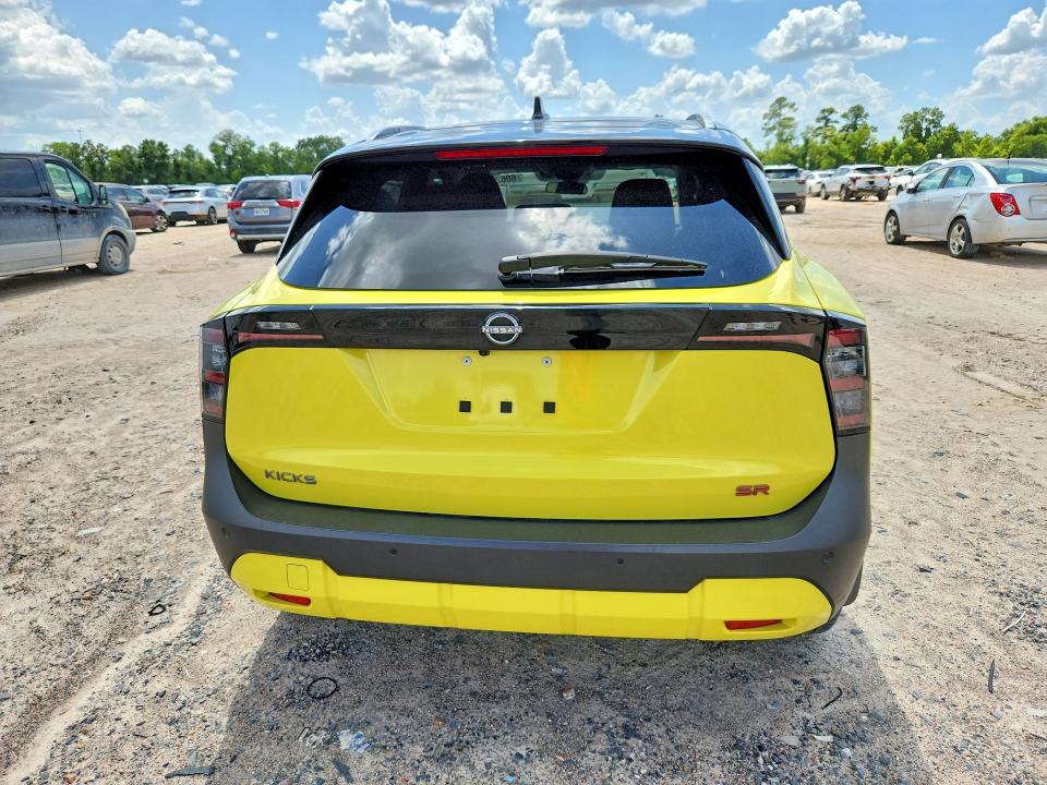 2025 Nissan Kicks VIN 3N8AP6DC6SL364800 COPART salvage auction — FRONT END, TX - CERTIFICATE OF TITLE (P), sold $7,800 on 2026-07-29 (photo 6)