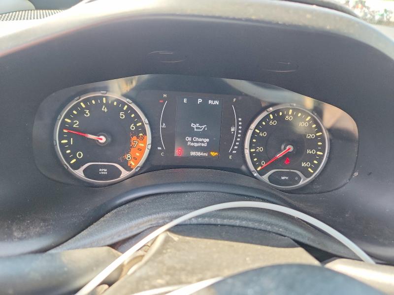 2017 Jeep Renegade VIN ZACCJBBB3HPE95532 COPART salvage auction — FRONT END, Il - Salvage Certificate, sold $1,250 on 2026-08-17 (photo 9)