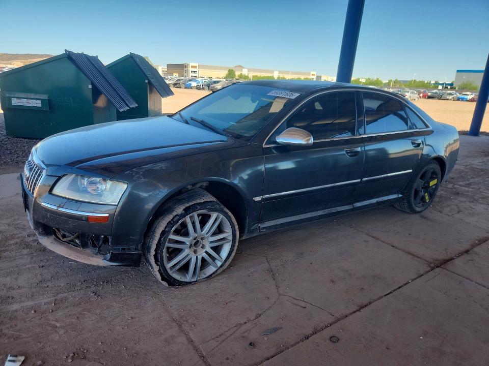2007 Audi S8 VIN WAUPN44E87N019726 COPART salvage auction — FRONT END, Az - Cert Of Title - Salvage, sold $625 on 2026-07-23 (photo 1)