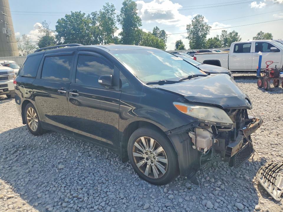 2013 Toyota Sienna VIN 5TDDK3DC4DS066670 COPART salvage auction — FRONT END, MI - CERTIFICATE OF TITLE, sold $2,000 on 2026-07-30 (photo 4)