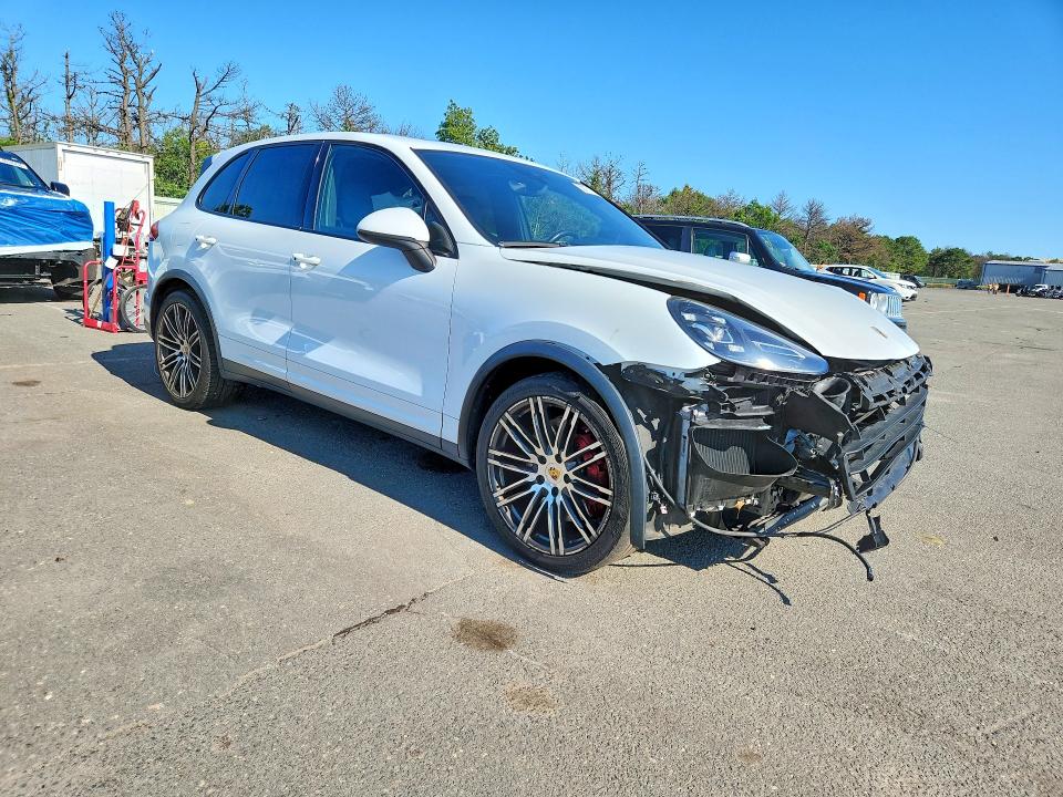 2015 Porsche Cayenne VIN WP1AC2A28FLA81147 COPART salvage auction — FRONT END, Ny - Mv-907A Salvage Certificate, sold $3,850 on 2026-07-15 (photo 4)