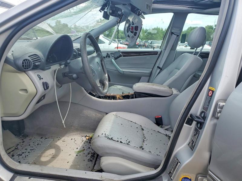 2002 Mercedes-benz C class VIN WDBRH64JX2F139718 COPART salvage auction — ROOF, CT - CERT OF TITLE-SALVAGE, sold $450 on 2026-07-28 (photo 7)