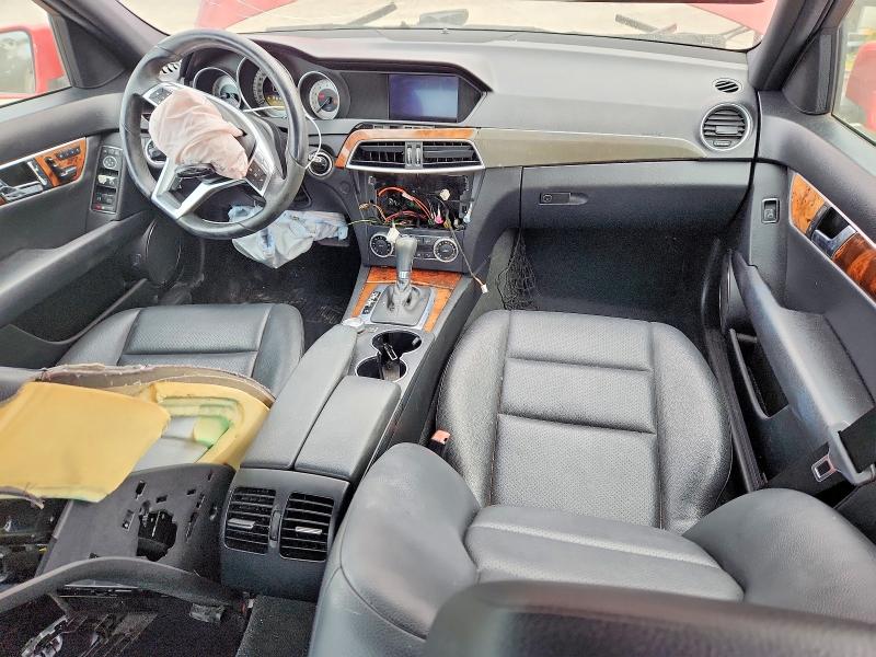 2012 Mercedes-benz VIN WDDGF4HB1CA606521 COPART salvage auction — FRONT END, Ca - Dis/Dlr/Exp Only Clean Title, sold $800 on 2026-07-28 (photo 8)