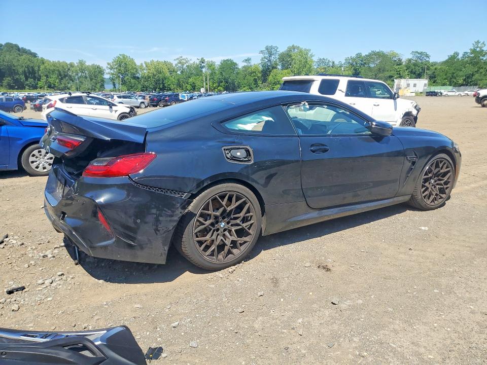 2020 BMW M8 VIN WBSAE0C07LCD79403 COPART salvage auction — SIDE, Pa - Certificate Of Salvage, sold $25,750 on 2026-08-27 (photo 3)