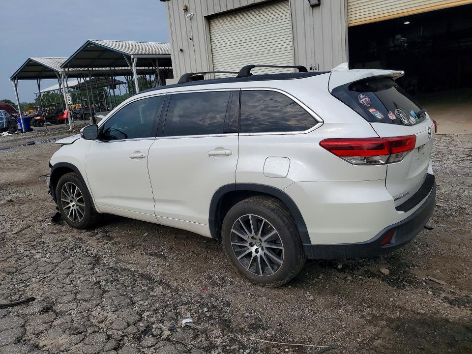 2018 Toyota Highlander VIN 5TDKZRFH9JS286316 COPART salvage auction — FRONT END, GA - CERT OF TITLE-SALVAGE, sold $400 on 2026-08-28 (photo 2)