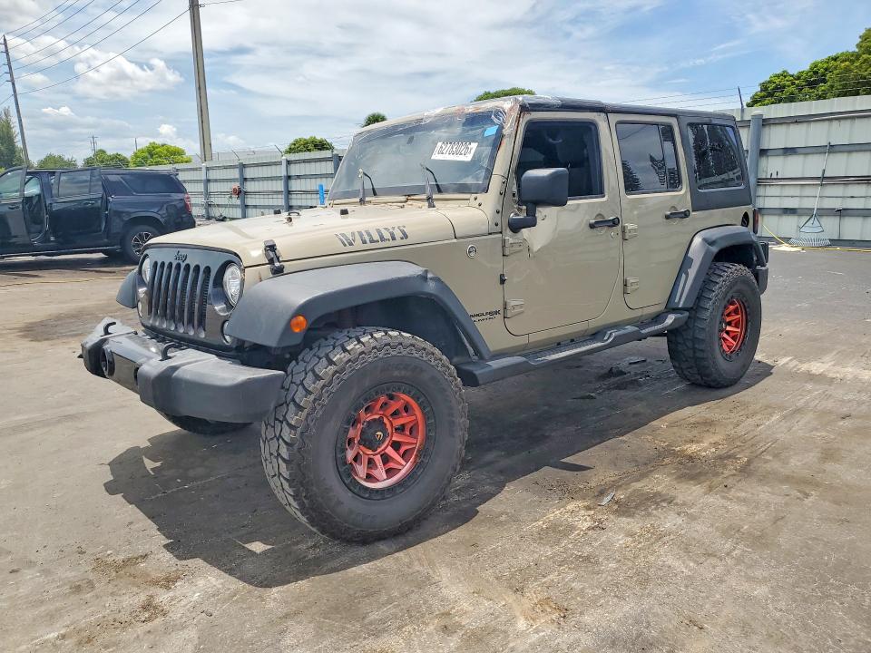 2018 Jeep Wrangler / VIN 1C4BJWDG2JL805174 — COPART salvage auction photo