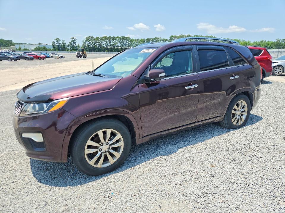 2011 Kia Sorento VIN 5XYKW4A21BG162179 COPART salvage auction — FRONT END, NC - SALVAGE CERTIFICATE OF TITLE, sold $900 on 2026-07-27 (photo 1)