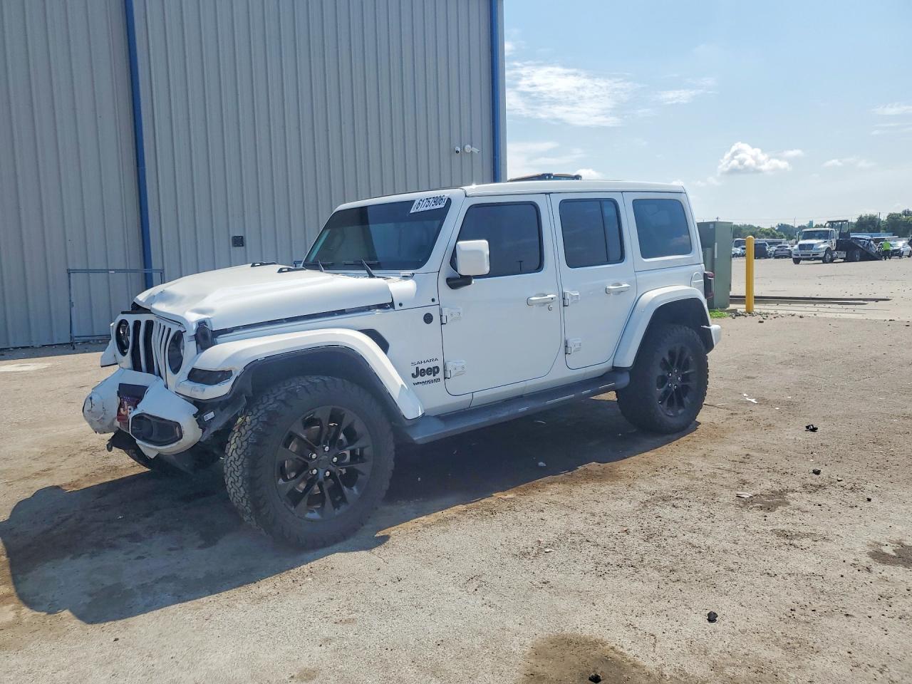 2021 Jeep Wrangler Unlimited VIN 1C4HJXENXMW528712 — COPART salvage auction photo