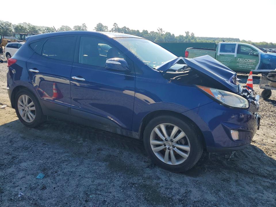 2013 Hyundai Tucson VIN KM8JU3ACXDU686660 COPART salvage auction — FRONT END, SC - CERTIFICATE OF TITLE, sold $3,390 on 2026-07-13 (photo 4)