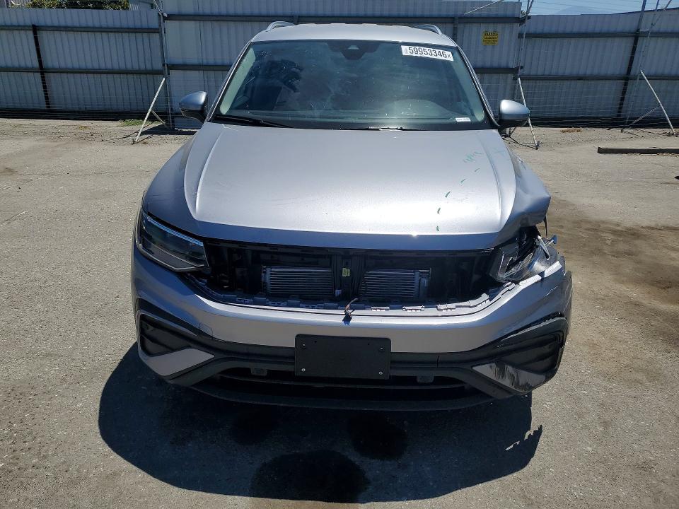 2024 Volkswagen Tiguan VIN 3VV3B7AX7RM134382 COPART salvage auction — FRONT END, Ca - Salvage Certificate, sold $7,400 on 2026-08-21 (photo 5)