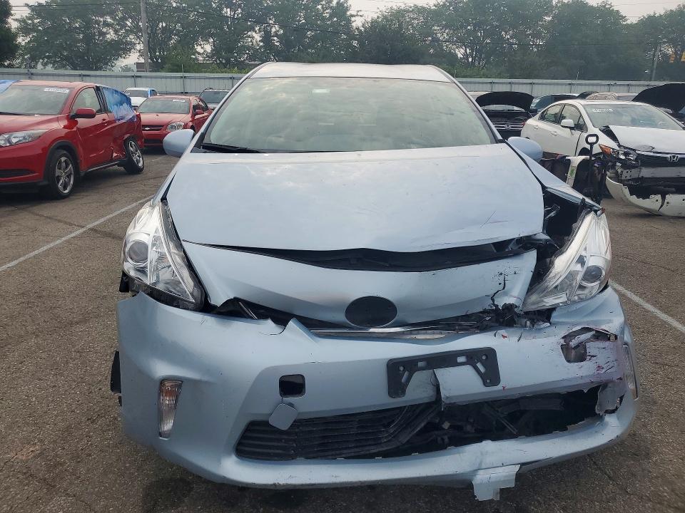 2012 Toyota Prius VIN JTDZN3EU0C3100303 COPART salvage auction — FRONT END, Oh - Cert Of Title-Salvage, sold $1,550 on 2026-07-31 (photo 5)