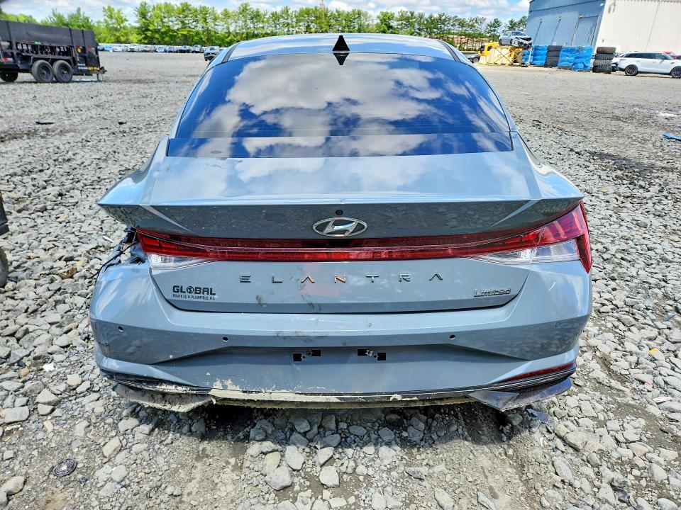 2023 Hyundai Elantra VIN KMHLP4AG3PU406624 COPART salvage auction — SIDE, Nj - Cert Of Title-Salvage, sold $2,600 on 2026-07-27 (photo 6)
