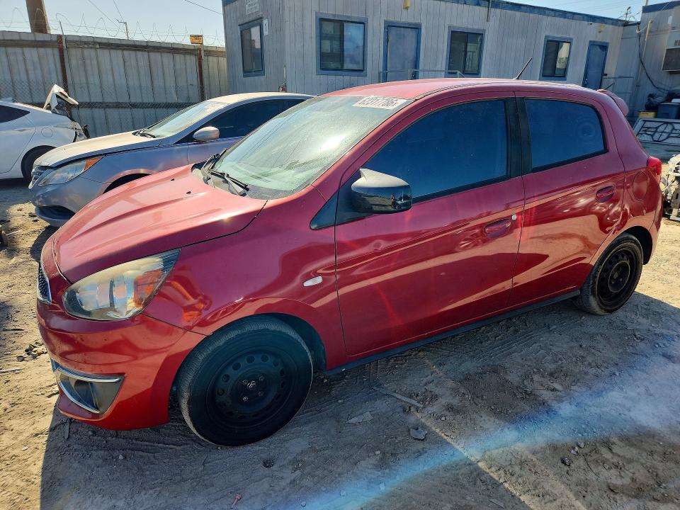 2018 Mitsubishi Mirage VIN ML32A3HJ9JH002775 COPART salvage auction — FRONT END, Ca - Dis/Dlr/Exp Only Clean Title, sold $1,250 on 2026-07-27 (photo 1)