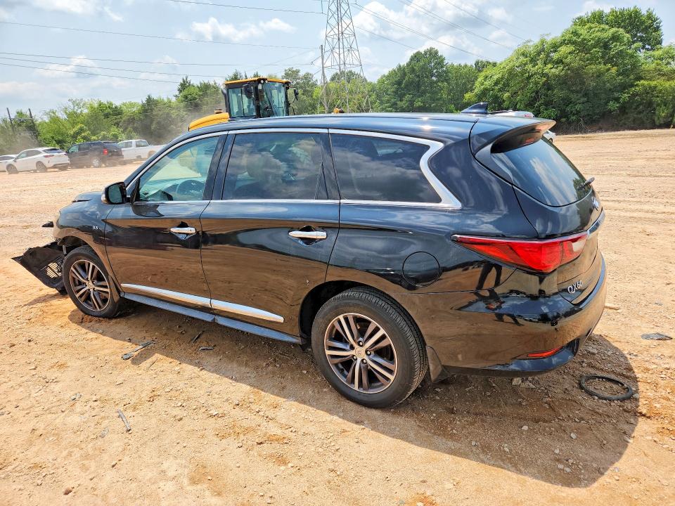 2019 Infiniti Qx60 VIN 5N1DL0MM9KC549277 COPART salvage auction — FRONT END, Nc - Salvage Certificate Of Title, sold $1,950 on 2026-08-24 (photo 2)
