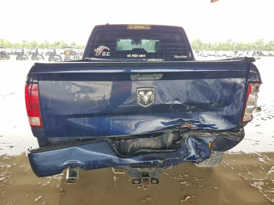 2014 Ram 1500 VIN 1C6RR6KT4ES149120 COPART salvage auction — REAR END, Tx - Salvage Vehicle Title, sold $3,000 on 2026-07-31 (photo 6)
