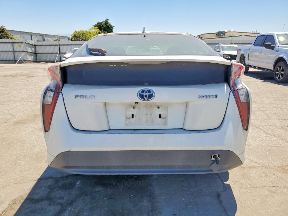 2016 Toyota Prius VIN JTDKBRFU3G3011701 COPART salvage auction — MINOR DENT/SCRATCHES, CA - DIS/DLR/EXP ONLY CLEAN TITLE, sold $3,650 on 2026-07-10 (photo 6)