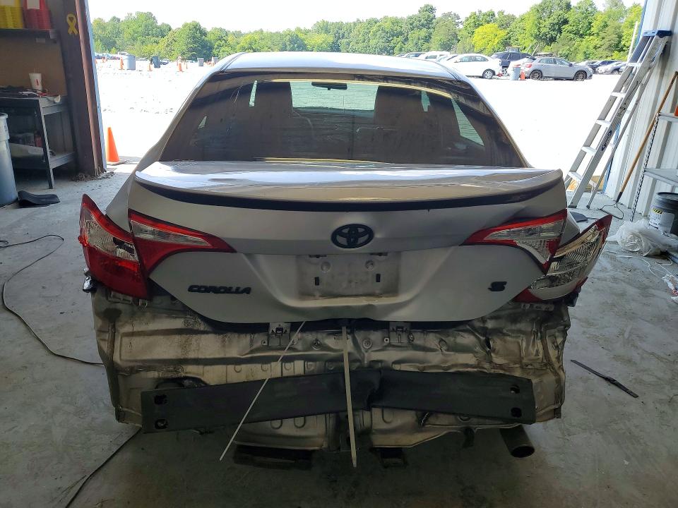 2016 Toyota Corolla VIN 5YFBURHE6GP380799 COPART salvage auction — REAR END, Nc - Salvage Certificate Of Title, sold $425 on 2026-07-29 (photo 6)