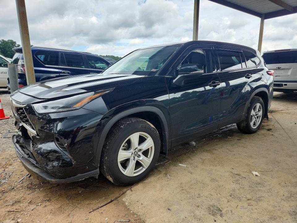 2021 Toyota Highlander VIN 5TDBZRBH4MS095655 COPART salvage auction — FRONT END, Al - Cert Of Title-Salvage Title, sold $5,800 on 2026-07-28 (photo 1)
