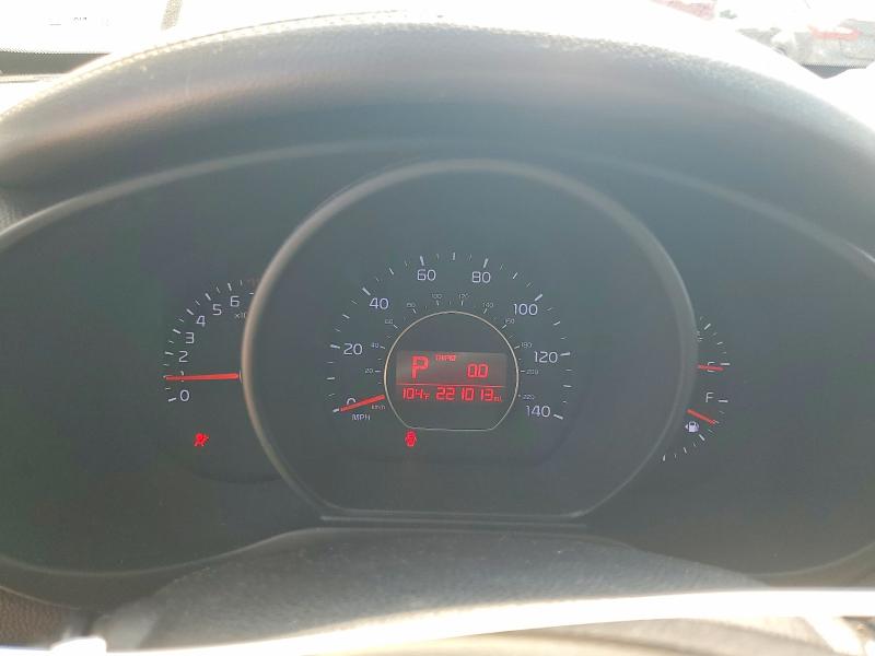 2014 Kia Soul VIN KNDJP3A55E7710599 COPART salvage auction — FRONT END, Mo - Certificate Of Title, sold $325 on 2026-07-19 (photo 9)