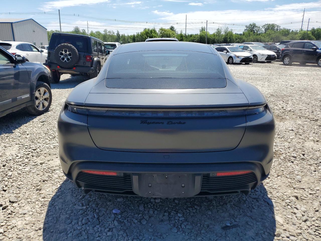 2022 Porsche Taycan VIN WP0AC2Y17NSA54558 COPART salvage auction — Undercarriage, MA - CERT OF TITLE-SALVAGE, sold $40,750 on 2026-08-06 (photo 6)
