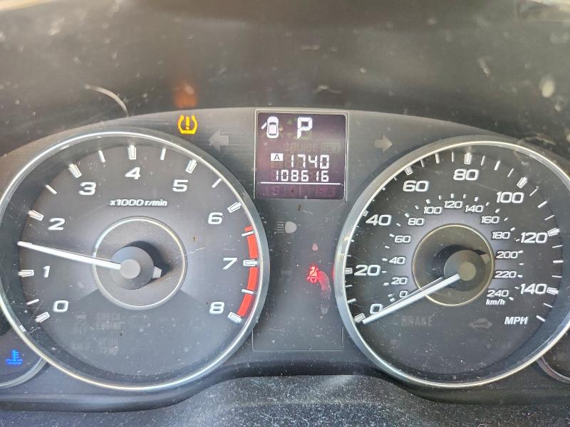 2012 Subaru Outback VIN 4S4BRCFC9C3275978 COPART salvage auction — REAR END, Co - Salvage Title, sold $2,200 on 2026-08-19 (photo 9)
