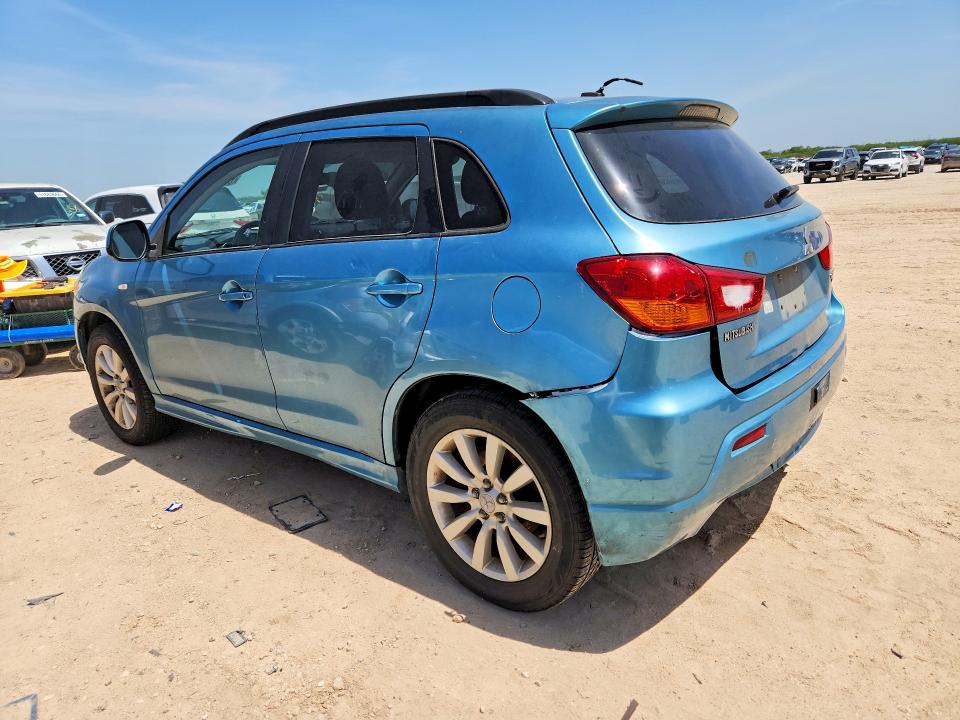 2011 Mitsubishi Outlander sport VIN JA4AR4AU3BZ003714 COPART salvage auction — REAR END, TX - SALVAGE VEHICLE TITLE (P), sold $25 on 2026-07-30 (photo 2)