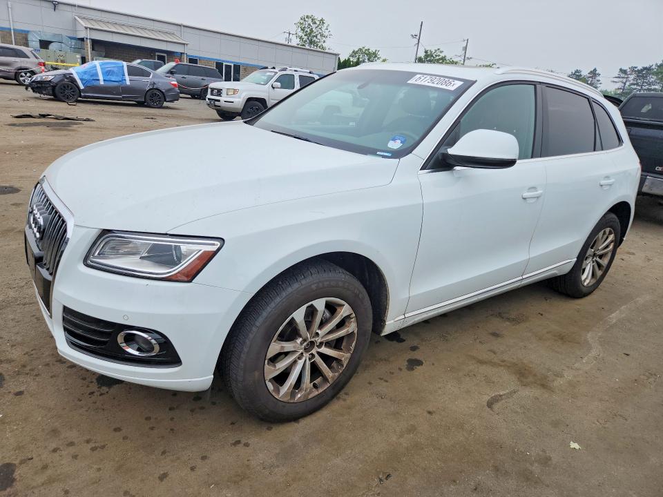 2014 Audi Q5 VIN WA1LFAFP8EA027772 COPART salvage auction — MECHANICAL, Ct - Certificate Of Title, sold $3,756 on 2026-07-24 (photo 1)