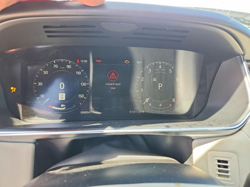 2022 Land rover Range rover sport VIN SALWR2SU3NA206841 COPART salvage auction — FRONT END, La - Cert Of Title-Salvage, sold $9,700 on 2026-08-19 (photo 9)