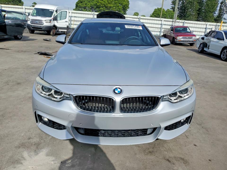2016 BMW 4er VIN WBA4A9C59GG508797 COPART salvage auction — REAR END, Fl - Cert Of Title Slvg Rebuildable, sold $3,150 on 2026-07-20 (photo 5)