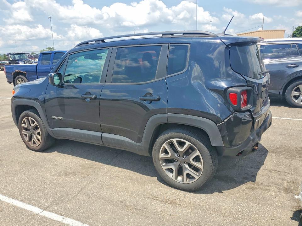2017 Jeep Renegade VIN ZACCJBBB9HPF25410 COPART salvage auction — REAR END, Oh - Cert Of Title-Salvage, sold $925 on 2026-08-12 (photo 2)