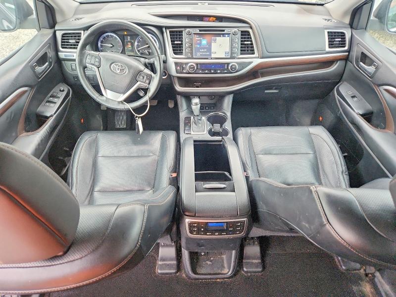 2015 Toyota Highlander VIN 5TDDKRFH3FS162613 COPART salvage auction — FRONT END, Ma - Cert Of Title-Reconstrctd Coll, sold $11,100 on 2026-07-17 (photo 8)