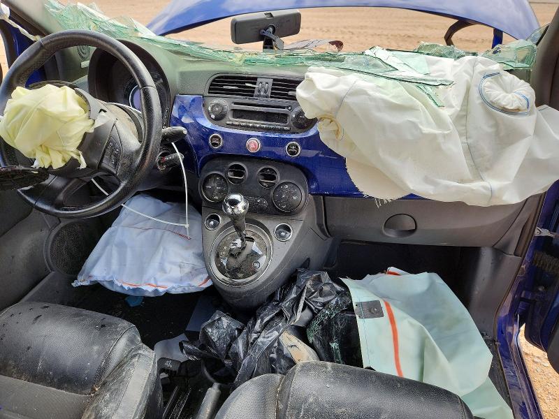 2012 Fiat 500 VIN 3C3CFFBR7CT119668 COPART salvage auction — ALL OVER, Tx - Salvage Vehicle Title, sold $200 on 2026-08-12 (photo 8)