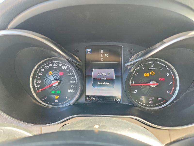 2016 Mercedes-benz C class VIN 55SWF4JB5GU124193 COPART salvage auction — FRONT END, CA - CERTIFICATE OF TITLE, sold $2,150 on 2026-07-24 (photo 9)
