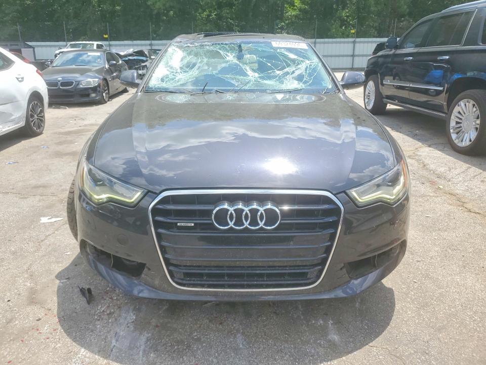 2013 Audi A6 VIN WAUGGAFC0DN055555 COPART salvage auction — ROOF, Ga - Cert Of Title-Salvage, sold $3,100 on 2026-07-31 (photo 5)