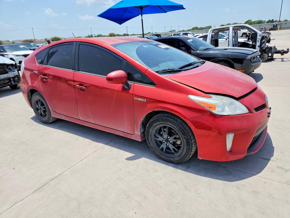 2012 Toyota Prius VIN JTDKN3DU3C1488853 COPART salvage auction — MINOR DENT/SCRATCHES, Tx - Certificate Of Title, sold $725 on 2026-07-30 (photo 4)