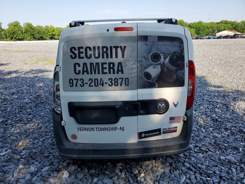 2015 Ram Promaster city VIN ZFBERFAT8F6A86788 COPART salvage auction — ROLLOVER, NJ - CERT OF TITLE-SALVAGE, sold $1,250 on 2026-07-29 (photo 6)