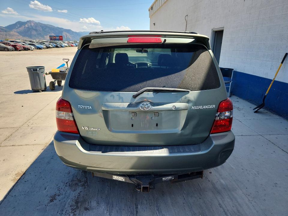 2005 Toyota Highlander VIN JTEEP21A150123412 COPART salvage auction — MECHANICAL, Ut - Certificate Of Title, sold $450 on 2026-07-27 (photo 6)