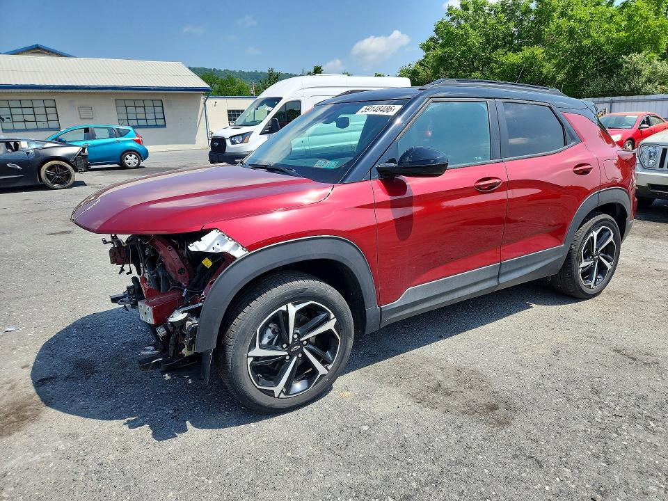 2023 Chevrolet Trailblazer VIN KL79MUSL5PB039107 COPART salvage auction — FRONT END, Pa - Certificate Of Salvage, sold $10,200 on 2026-07-14 (photo 1)