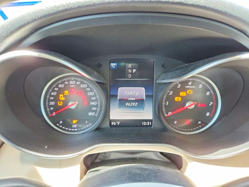 2018 Mercedes-benz Glc VIN WDC0G4JB8JV060867 COPART salvage auction — FRONT END, Tx - Salvage Vehicle Title, sold $3,650 on 2026-08-20 (photo 9)