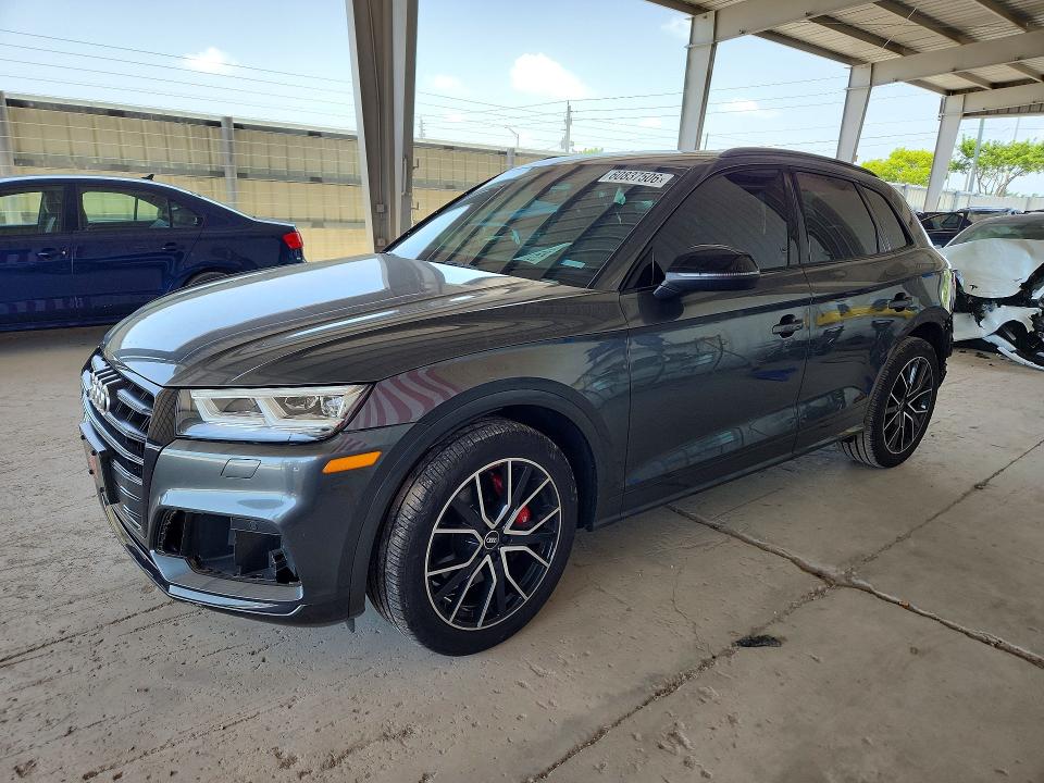 2020 Audi Sq5 VIN WA1B4AFYXL2068664 COPART salvage auction — REAR END, FL - CERT OF TITLE SLVG REBUILDABLE, sold $40 on 2026-07-29 (photo 1)