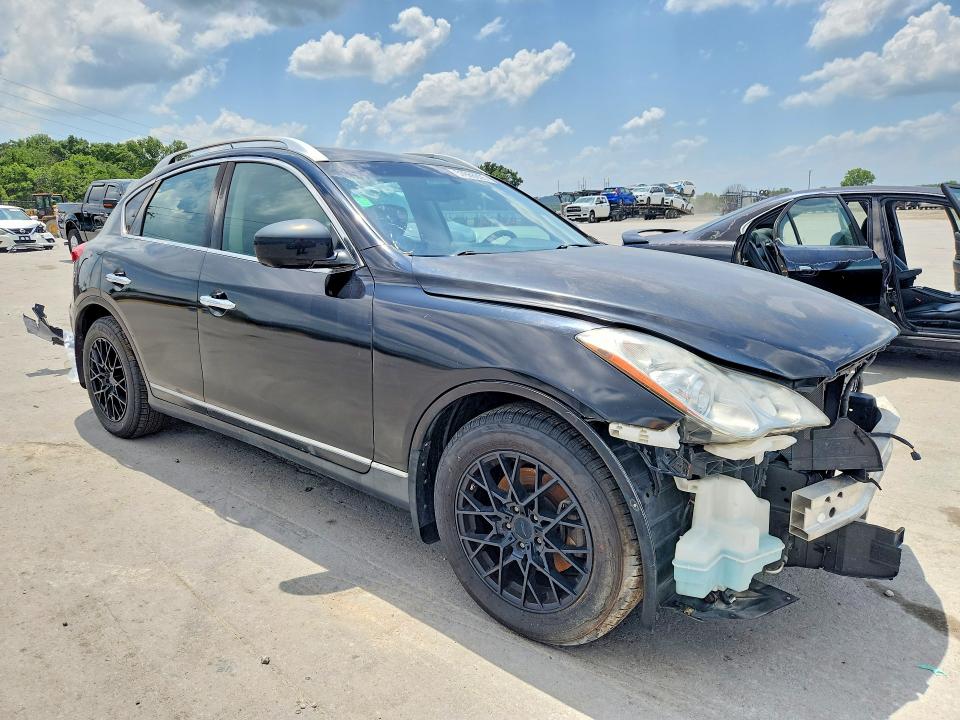 2010 Infiniti Ex35 VIN JN1AJ0HP4AM703651 COPART salvage auction — FRONT END, TN - SALVAGE CERTIFICATE (P), sold $725 on 2026-07-13 (photo 4)