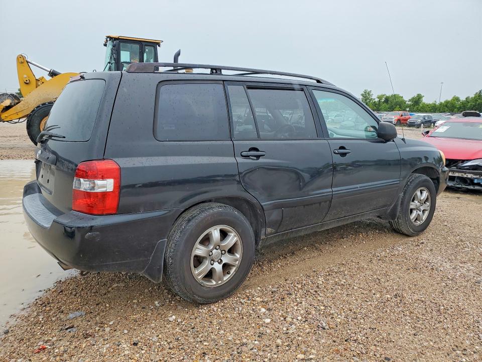 2005 Toyota Highlander VIN JTEGP21AX50070007 COPART salvage auction — MINOR DENT/SCRATCHES, TX - CERTIFICATE OF TITLE, sold $1,150 on 2026-07-31 (photo 3)