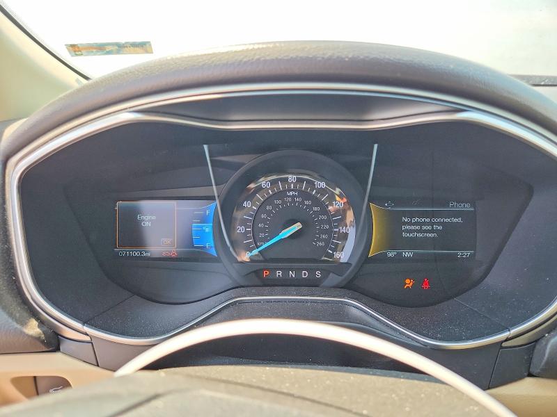 2015 Ford Fusion VIN 1FA6P0H72F5101114 COPART salvage auction — FRONT END, Co - Salvage Title, sold $1,300 on 2026-07-28 (photo 9)