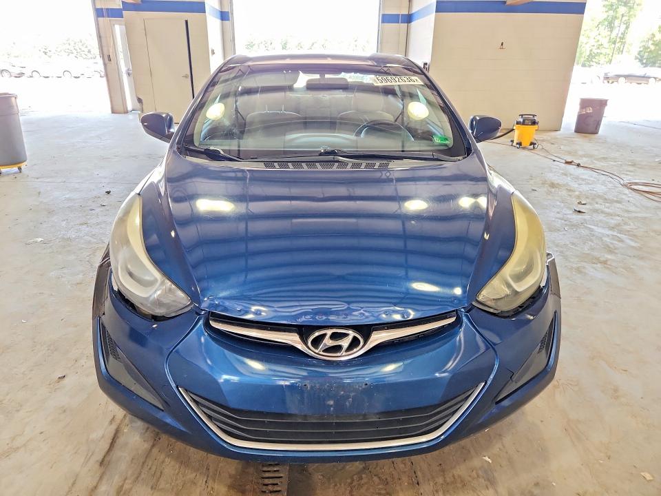 2015 Hyundai Elantra VIN KMHDH4AE7FU252482 COPART salvage auction — FRONT END, Va - Cert Of Title - Salvage, sold $700 on 2026-07-10 (photo 5)