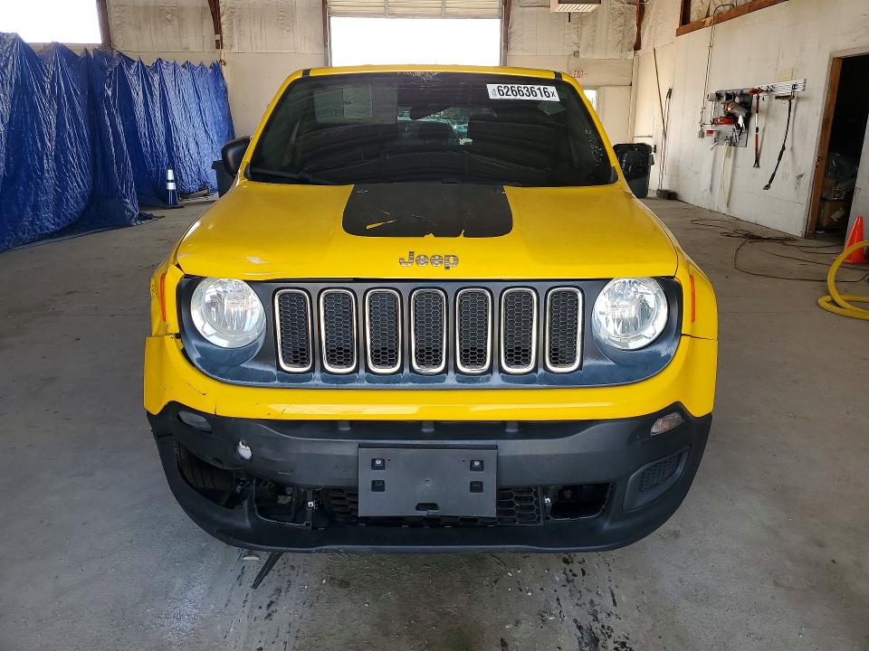 2016 Jeep Renegade VIN ZACCJBAT1GPC79039 COPART salvage auction — FRONT END, Oh - Certificate Of Title, sold $1,200 on 2026-08-10 (photo 5)